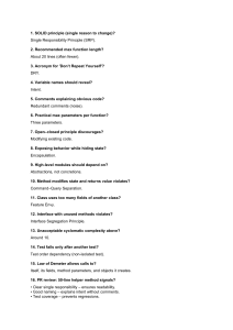 Software Engineering Principles Quiz & Study Guide