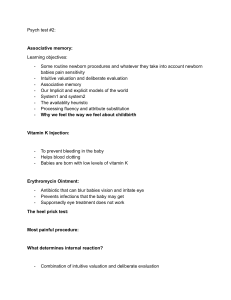 Social Construction of Childbirth Lecture Notes