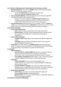 Introduction to Marketing Principles Study Guide