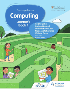 Cambridge Primary Computing Learner's Book 1