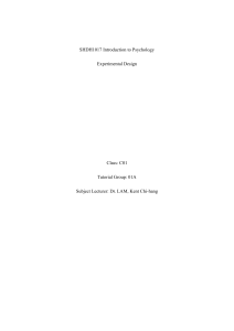 Sleep Deprivation and Concentration: Experimental Design