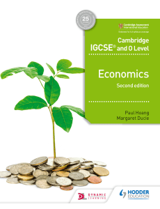 Cambridge IGCSE & O Level Economics Textbook