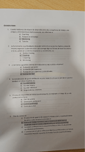 Examen RRHH: Preguntas de Examen de Recursos Humanos