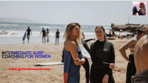 Intermediate Surf Coaching for Women