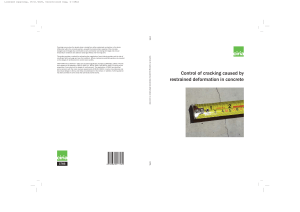 Control of Concrete Cracking: Restraint Deformation Guide
