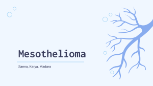 Mesothelioma: Causes, Impact, and Asbestos Exposure