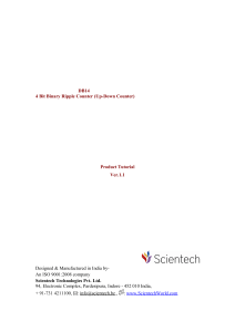 DB14 4-Bit Binary Ripple Counter Tutorial