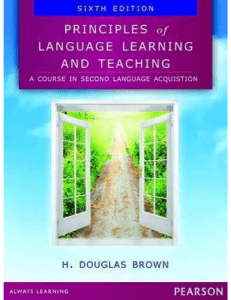 Principles of Language Learning and Teaching 6th Ed