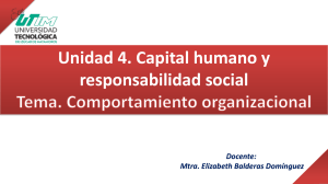 Comportamiento Organizacional: Cultura, Clima y &Eacute;tica