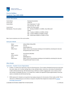 NAIT CSTN1141 Drawing Interpretation Syllabus 2025-2026
