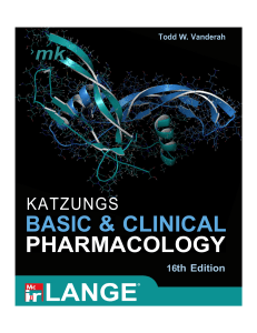 Katzung's Basic & Clinical Pharmacology 16th Ed