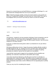 BLUF Communication Worksheet: Business Writing Analysis