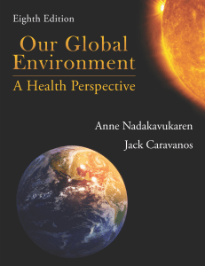 Our Global Environment: A Health Perspective Textbook