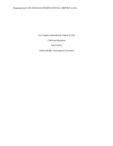 LAX Airport Research Paper: Operations, Economy, and Safety