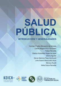 Libro de Salud P&uacute;blica: Introducci&oacute;n y Generalidades