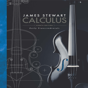 Calculus: Early Transcendentals by James Stewart 8th Edition