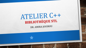 Cours C++ STL : Classe Vector et It&eacute;rateurs