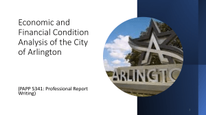 Economic and Financial Condition Analysis of Arlington