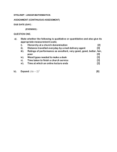 Linear Mathematics Assignment