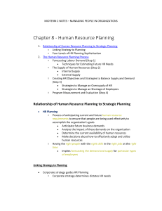 Midterm 2 Notes: Managing People in Organizations