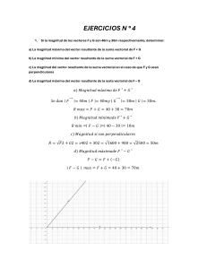 Ejercicios de F&iacute;sica: Vectores, Suma y Producto Punto