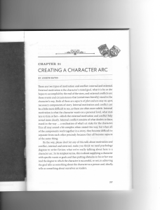 Creating a Character Arc by Joseph Bates