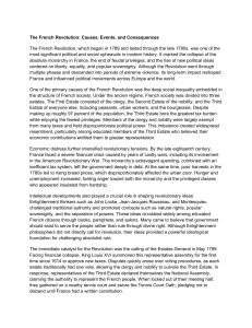 The French Revolution: Causes, Events, and Consequences