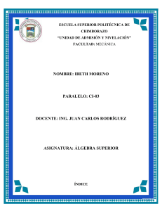 Apuntes de &Aacute;lgebra Superior: Relaciones y Funciones
