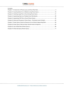 Master Power Query: Data Cleaning, Importing & Transformation Guide
