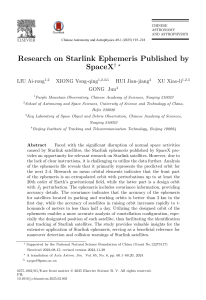 Research on Starlink Ephemeris Published by SpaceX