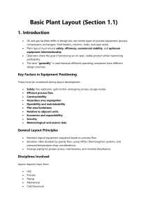 Guide to Oil & Gas Plant Layout