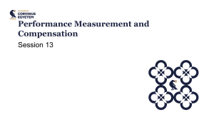 Performance Measurement & Compensation Guide