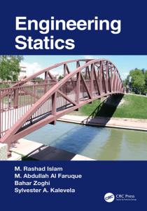 Engineering Statics Textbook: Mechanics, Equilibrium & Structures