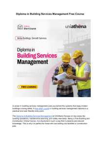 Free Building Services Management Course