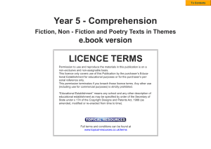 Year 5 Comprehension Workbook: Themed Texts & Exercises