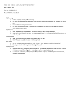 MECH 2020 Design Manufacturing Assignment