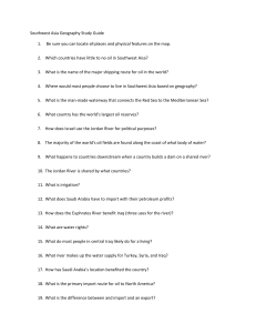 Southwest Asia Geography Study Guide Questions