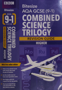 AQA GCSE Combined Science Trilogy Higher Revision Guide