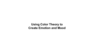 Using Color Theory to Create Emotion and Mood