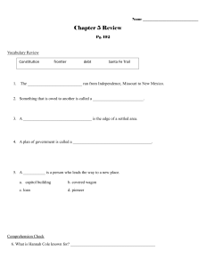 Chapter 5 History Review Worksheet
