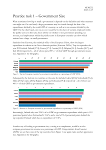 Government Size in Europe: Expenditure, Tax & Employment Analysis