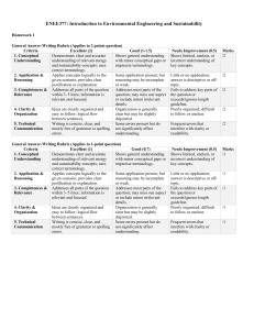 ENEE377 Homework Rubric