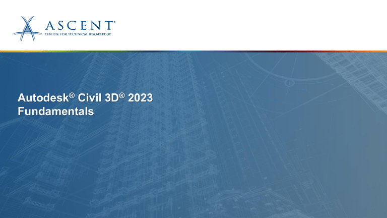 AUTODESK CIVIL 3D 2023 FUNDAMENTALS PDF visual data 5