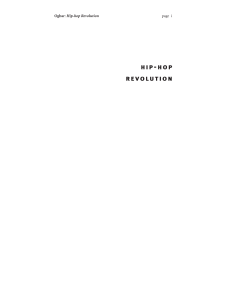 Hip-Hop Revolution: Culture and Politics of Rap