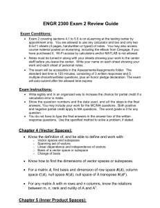 ENGR 2300 Exam 2 Review Guide