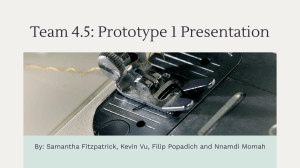 Assistive Tech: Sewing Pedal Prototype