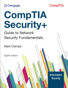 CompTIA Security+ Guide to Network Security Fundamentals 8th Ed.