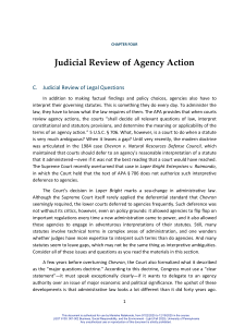 Judicial Review of Agency Action Loper Bright