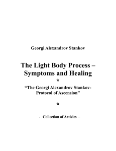 The Light Body Process &ndash; Symptoms and Healing