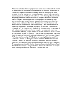 Introduction to Art: Value, Censorship, and Study